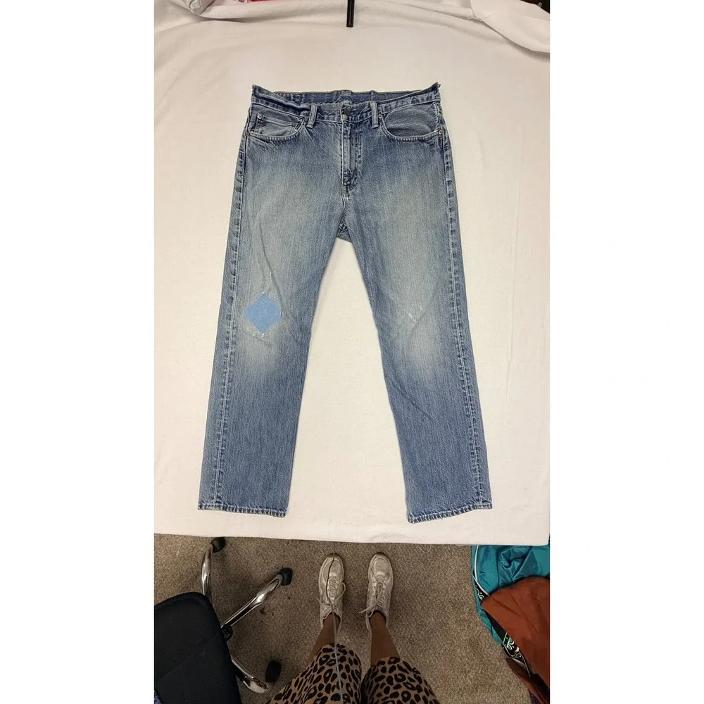Polo Ralph Lauren Classic 867 Jeans 33x30 straight leg Warren Distressed Denim